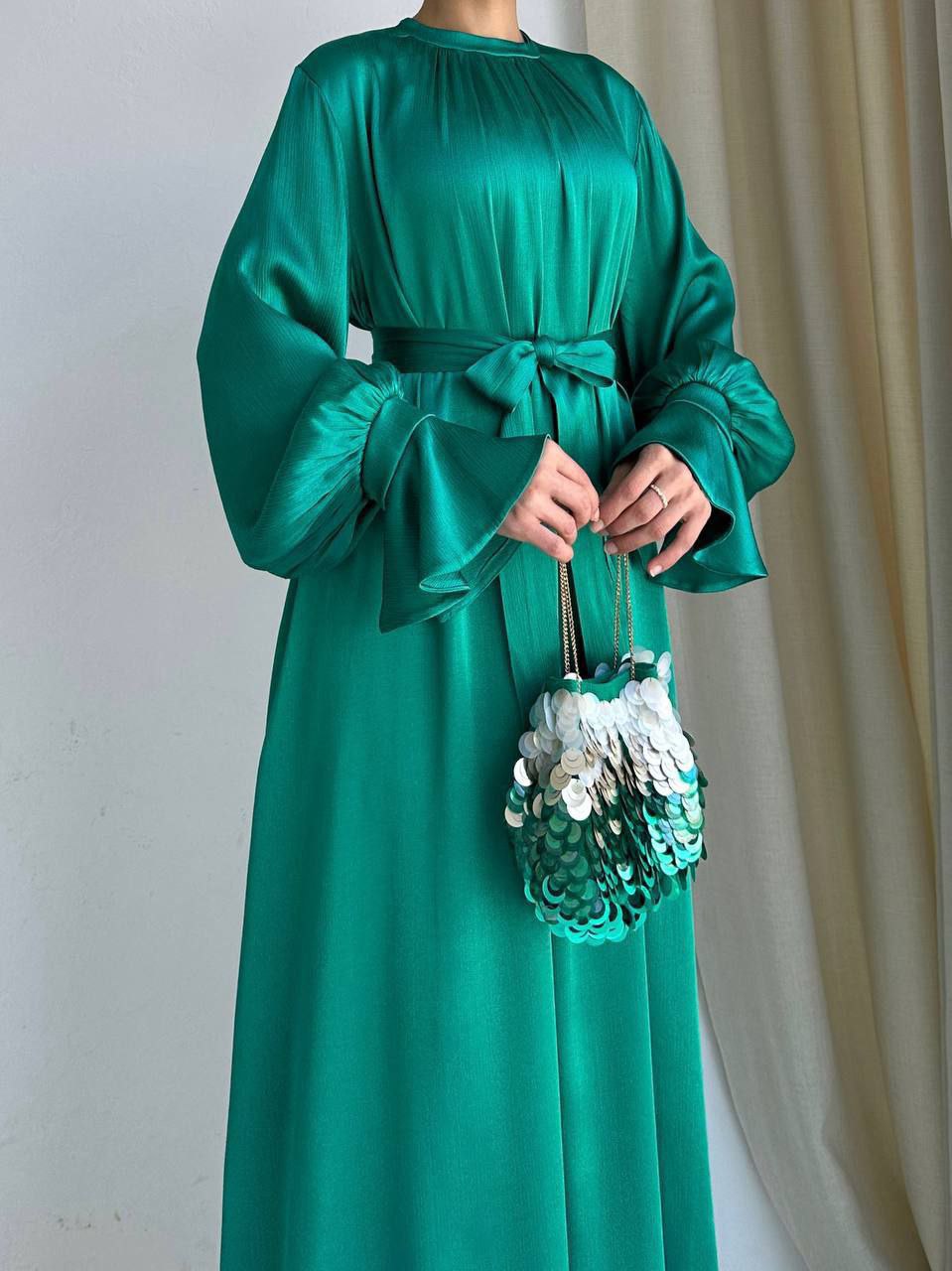 ZEPHYR DRESS - Emeral Green - ATTIRE BY ZARSI