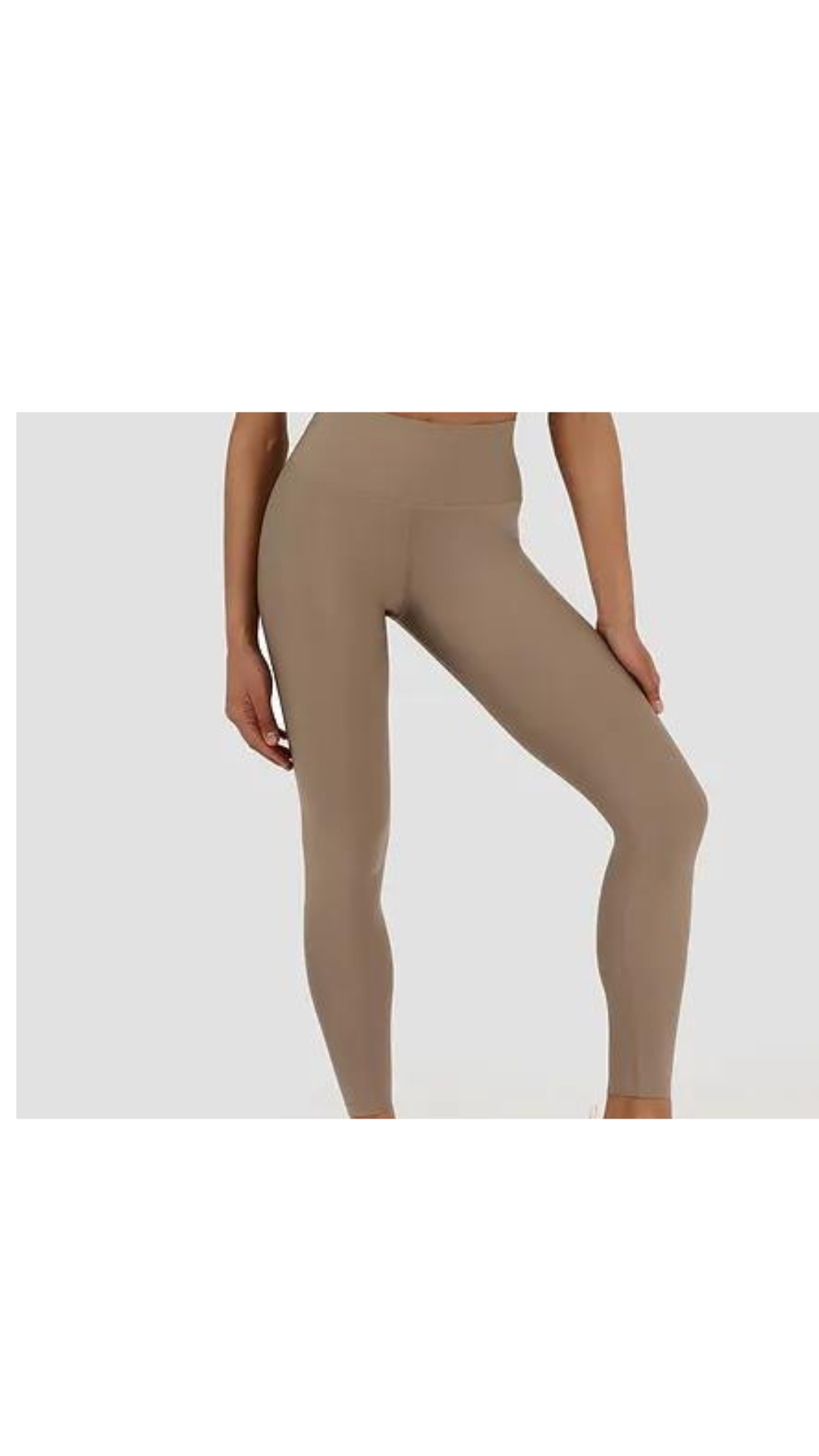 LEGGINGS - Taupe - ATTIRE BY ZARSI