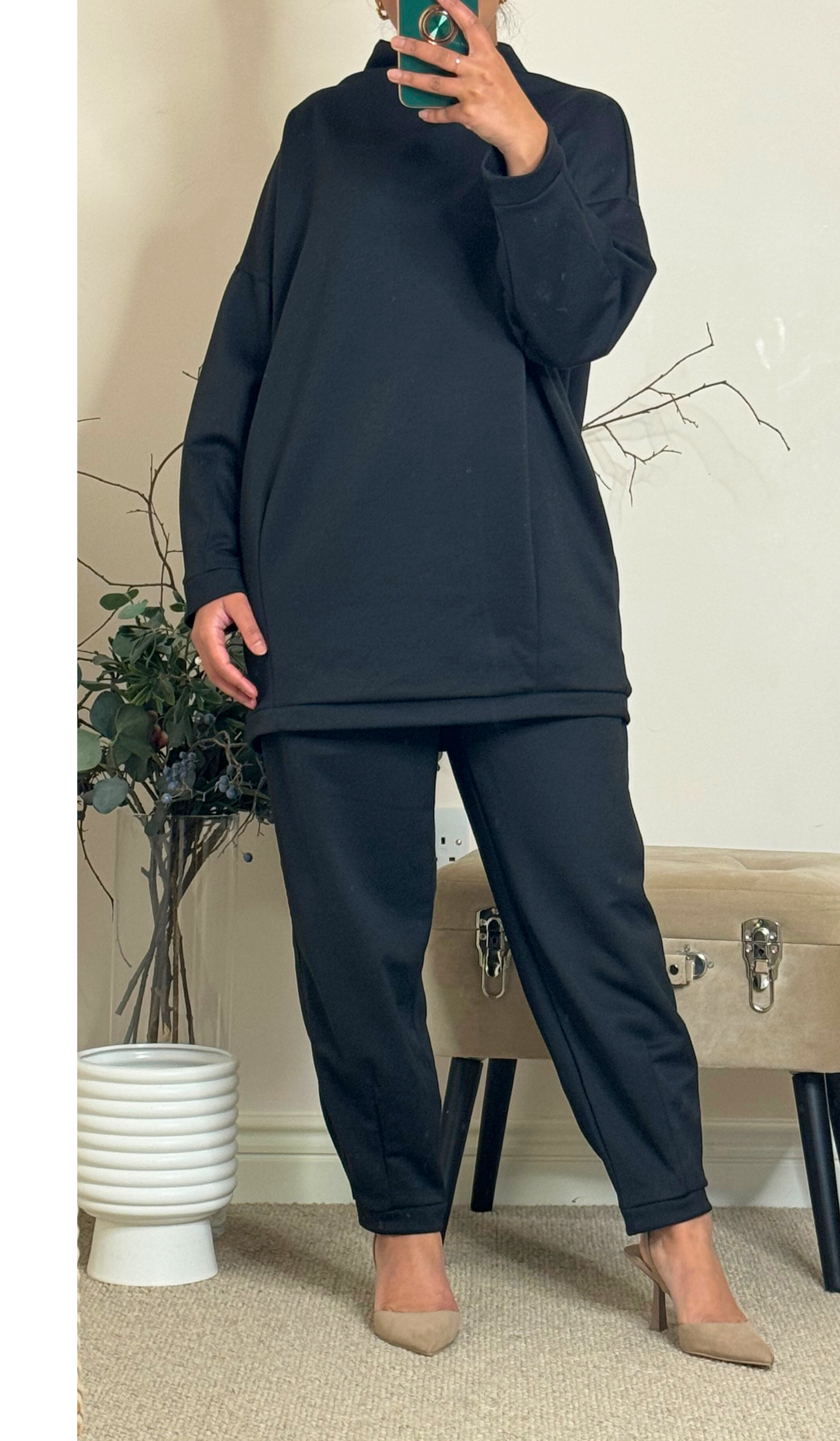NOVA SPORT COORD - Black - ATTIRE BY ZARSI