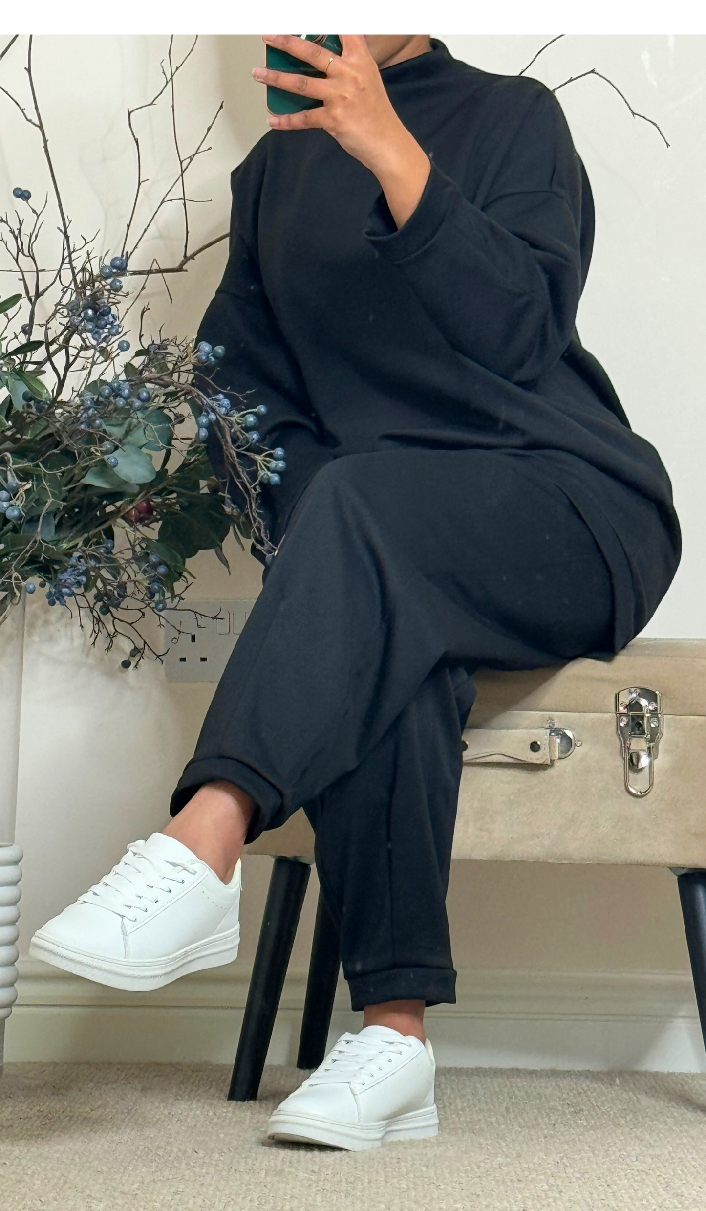 NOVA SPORT COORD - Black - ATTIRE BY ZARSI