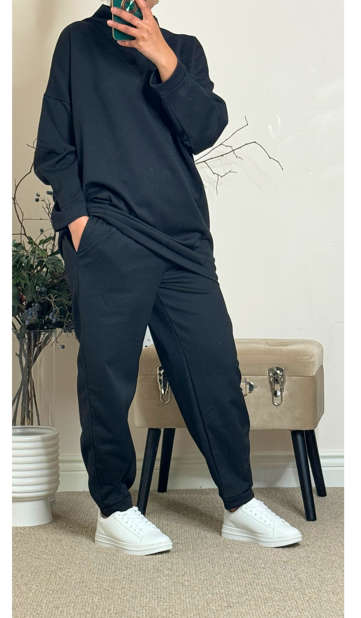 NOVA SPORT COORD - Black - ATTIRE BY ZARSI