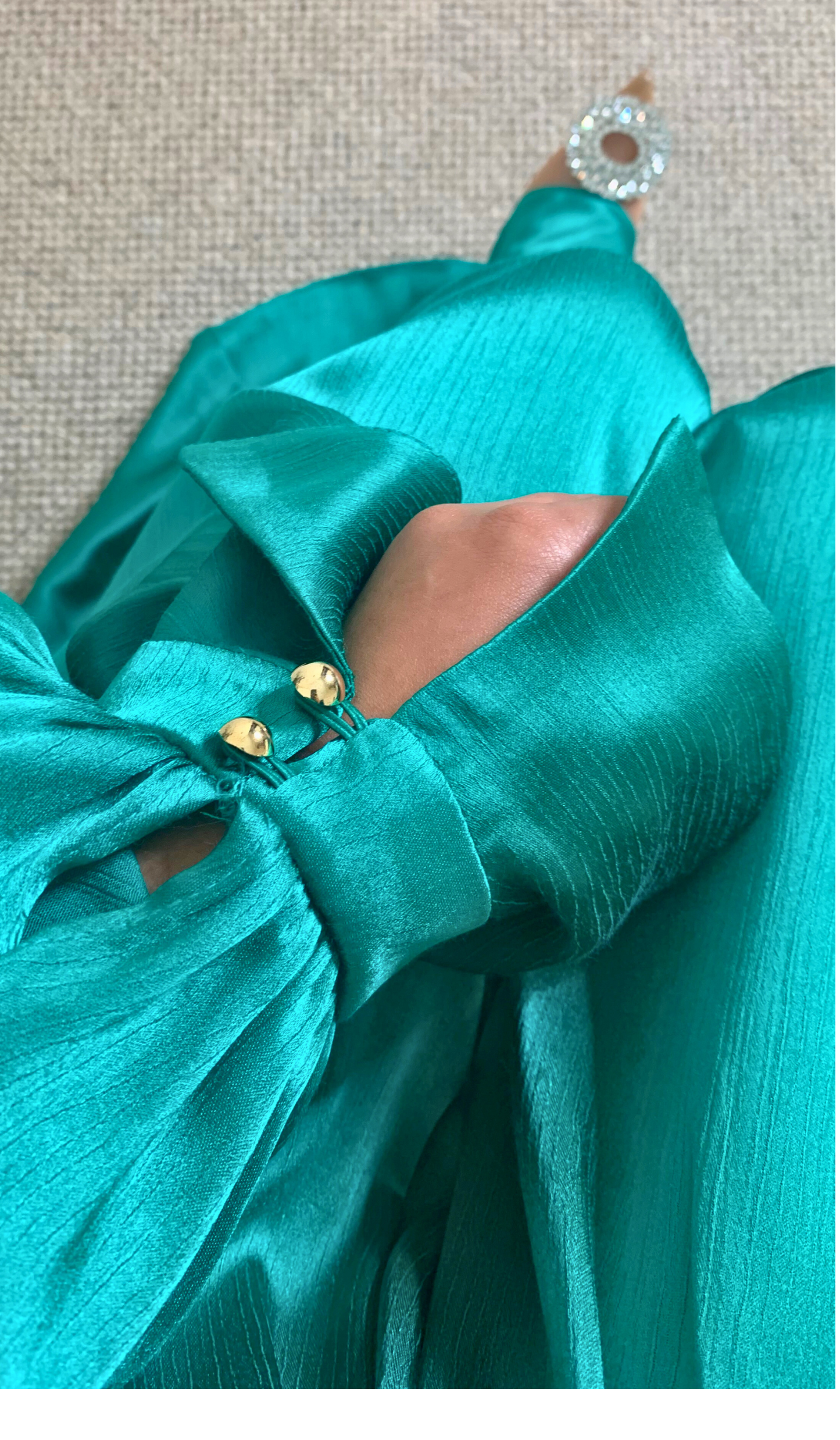 ZEPHYR DRESS - Emeral Green - ATTIRE BY ZARSI