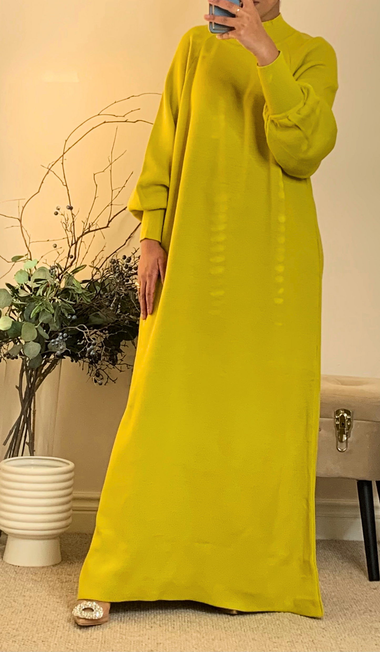 EMBER JUMPER DRESS - Sherbert Lime - ATTIRE BY ZARSI