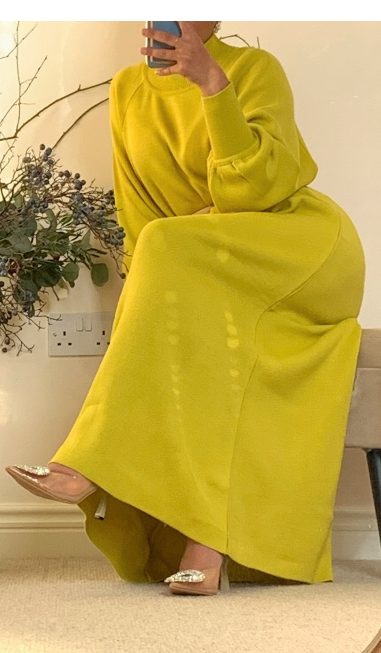 EMBER JUMPER DRESS - Sherbert Lime - ATTIRE BY ZARSI