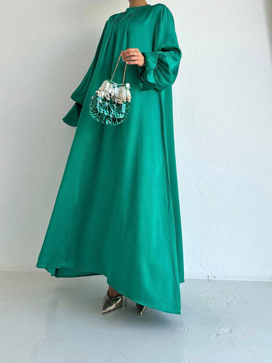 ZEPHYR DRESS - Emeral Green - ATTIRE BY ZARSI