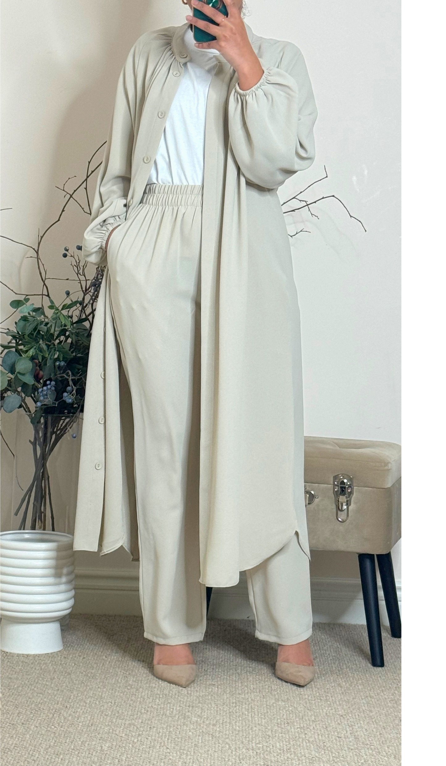 LAYLA COORD - Stone - ATTIRE BY ZARSI
